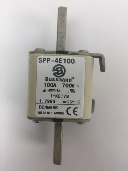 BUSSMANN SPP-4E100 SEMITRON FUSE 100A 700V