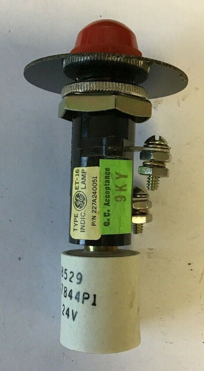 GENERAL ELECTRIC 227A240051 RED INDICATOR LIGHT***LOTOF2***