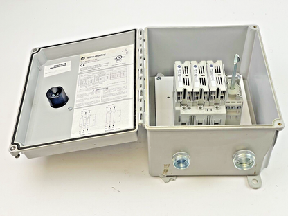 ALLEN-BRADLEY - 194R-KC30-1753-PY SER.B - ENCLOSED MOLDED CASE SWITCH REV. 6-74