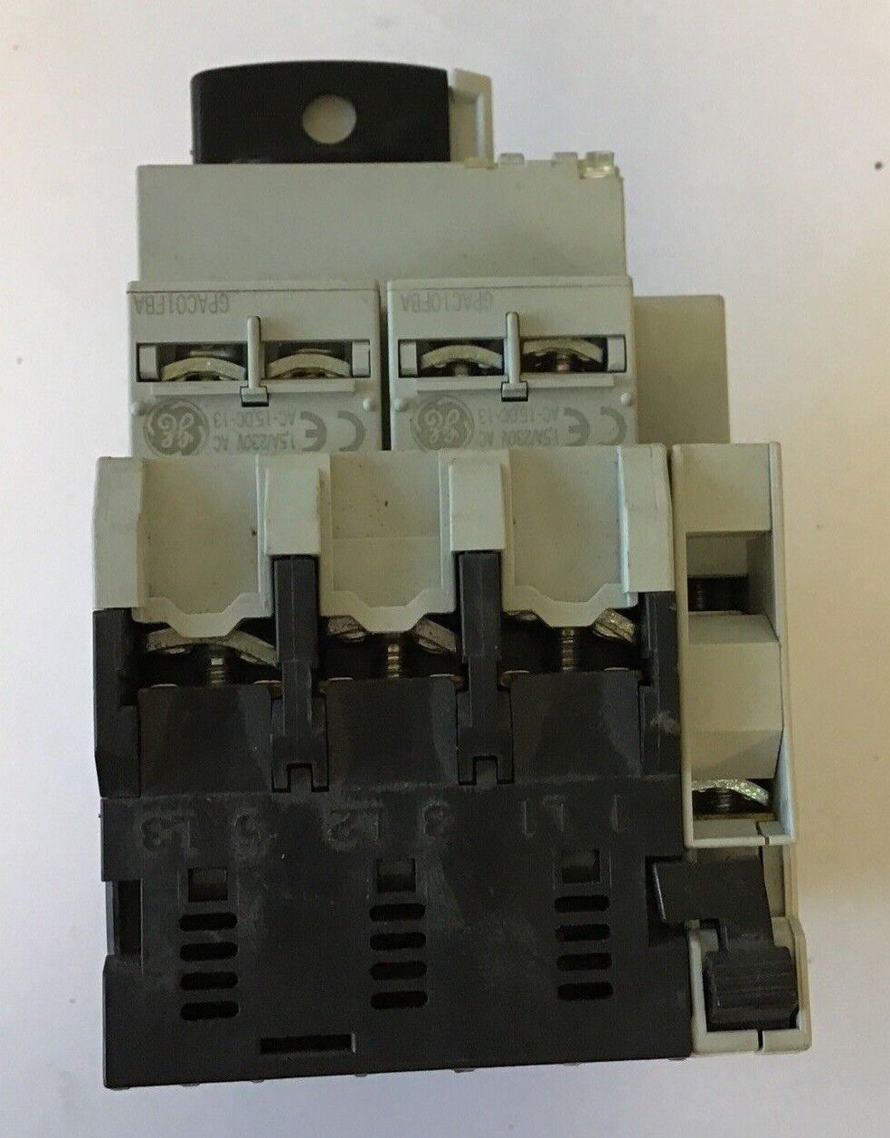 GENERAL ELECTRIC GPS1BHAM MANUAL MOTOR STARTER GPAE11LLA& (2) GPAC10FBA