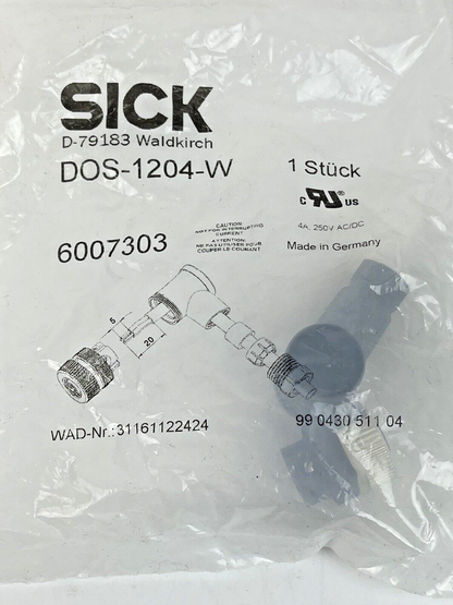 SICK - DOS-1204-W - CONNECTOR - FEMALE -6007303