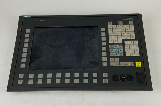 SIEMENS 6FC5203-0AF02-0AA1 OPERATOR PANEL VER.F W/6FC5312-0DA00-0AA1 MOD. VER.C