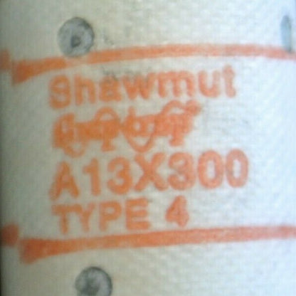 LOT of 7 / SHAWMUT A13X300 AMP-TRAP® FUSE / 300A / 130V / NEW SURPLUS