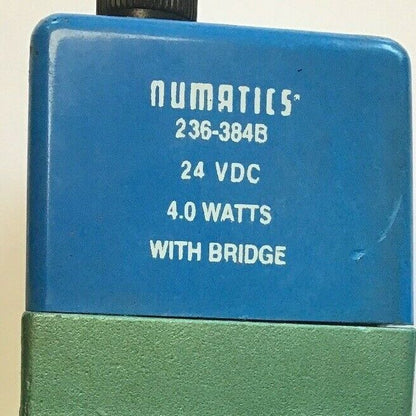 ISO 5599/11 NUMATICS SOLENIOD VALVE 150PSI W/ 236-384B VALVE COILS