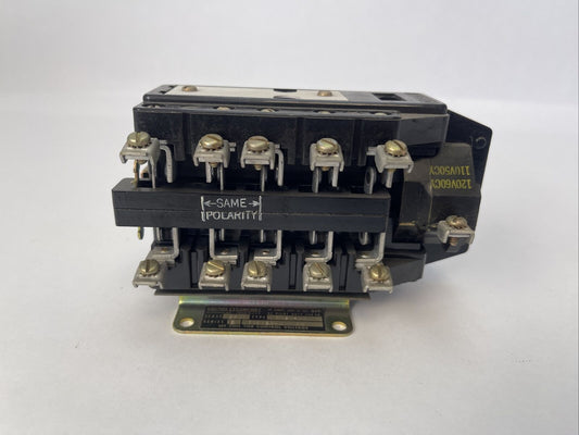 SQUARE D 8501 D082-S3 RELAY 600VAC 10AMP 690VA SERIES B COIL 120V 60CY 110V 50CY