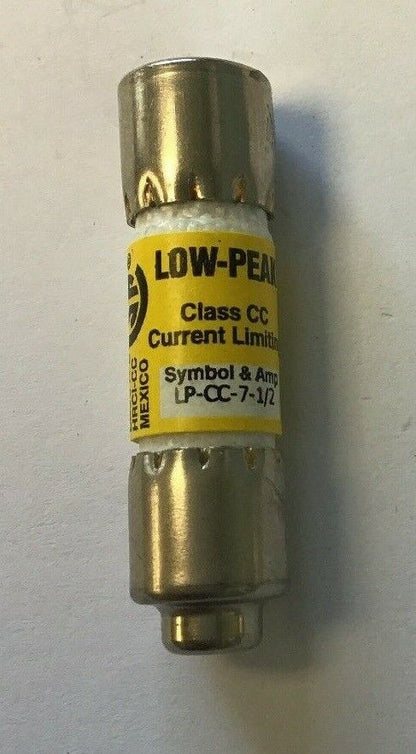 BUSMANN LOW PEAK LP-CC-7-1/2 TIME DELAY FUSE CLASS CC 600V***LOTOF3***