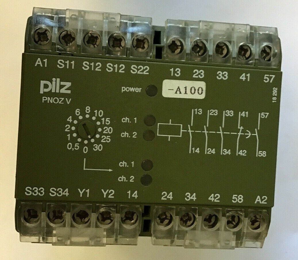 PILZ PNOZ V 30s 1SZ/10 SAFETY RELAY 24VDC 5W
