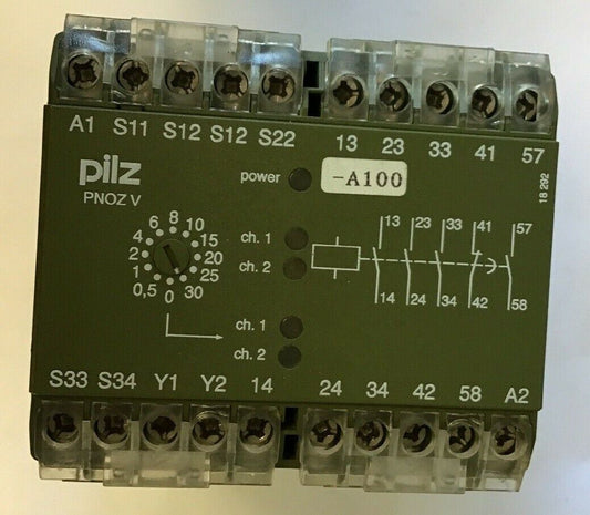 PILZ PNOZ V 30s 1SZ/10 SAFETY RELAY 24VDC 5W
