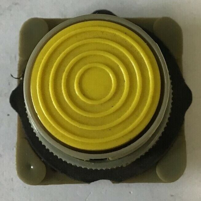 REES L4 YELLOW PUSH BUTTON PLASTIC HOUSING