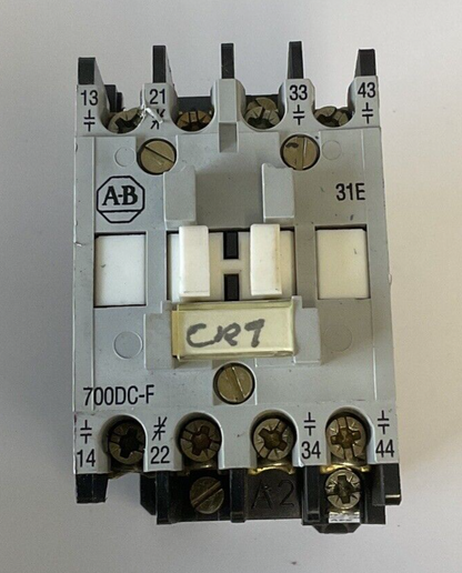 ALLEN BRADLEY 700DC-F310* CONTROL RELAY  SER.C 31E 10A 660V