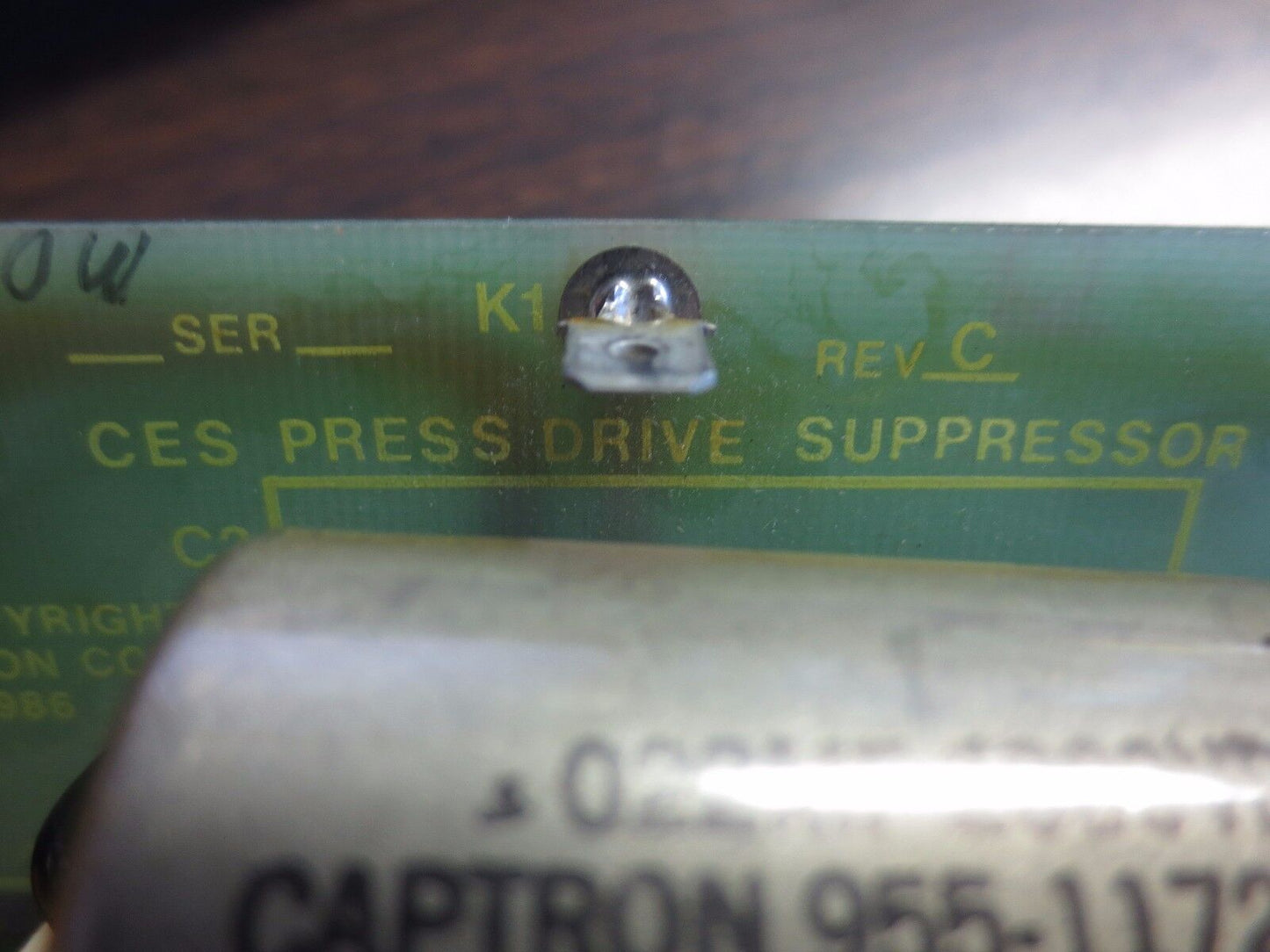 DYNAMATIC 15-825-1 Ser. K1, Rev. C - CES PRESS DRIVE SUPPRESSOR BOARD