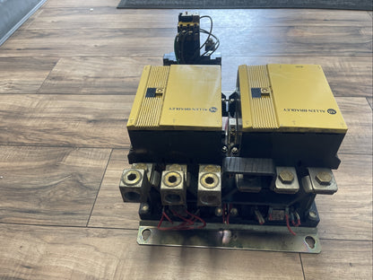 ALLEN BRADLEY 104-B250ND3 REVERSING STARTER SER B 250A 600VAC 250HP 193-DPD200