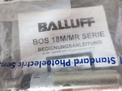 BALLUFF BOS 18M-PA-LD10-S4 PHOTOELECTRIC SENSOR 140767 - 75VDC - NEW SURPLUS