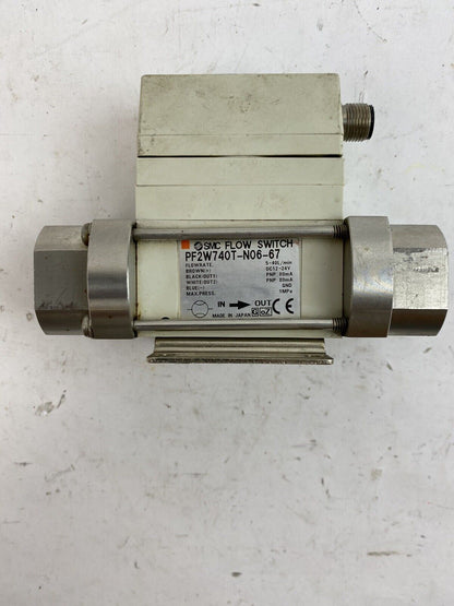 SMC PF2740T-N06-67 5-40L/min 24V Digital Flow Switch