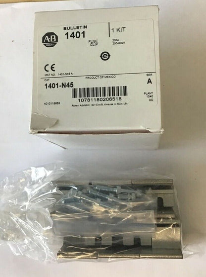 ALLEN BRADLEY 1401-N45 SER.A FUSE CLIP KIT 200A 250-600V