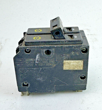 GE - TQ2120 - COMMON TRIP CIRCUIT BREAKER - 2 POLE, 20 A, 240 VAC, TYPE TQ