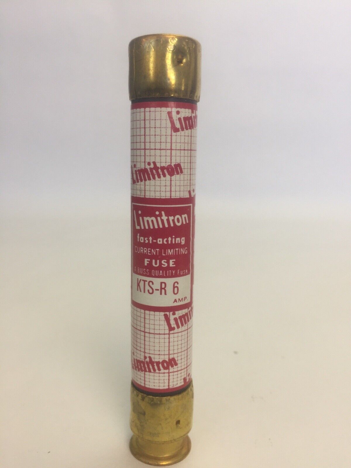 BUSSMAN LIMITRON KTS-R 6 FAST ACTING CURRENT LIMITING FUSE 6A 600VAC (LOT OF 10)
