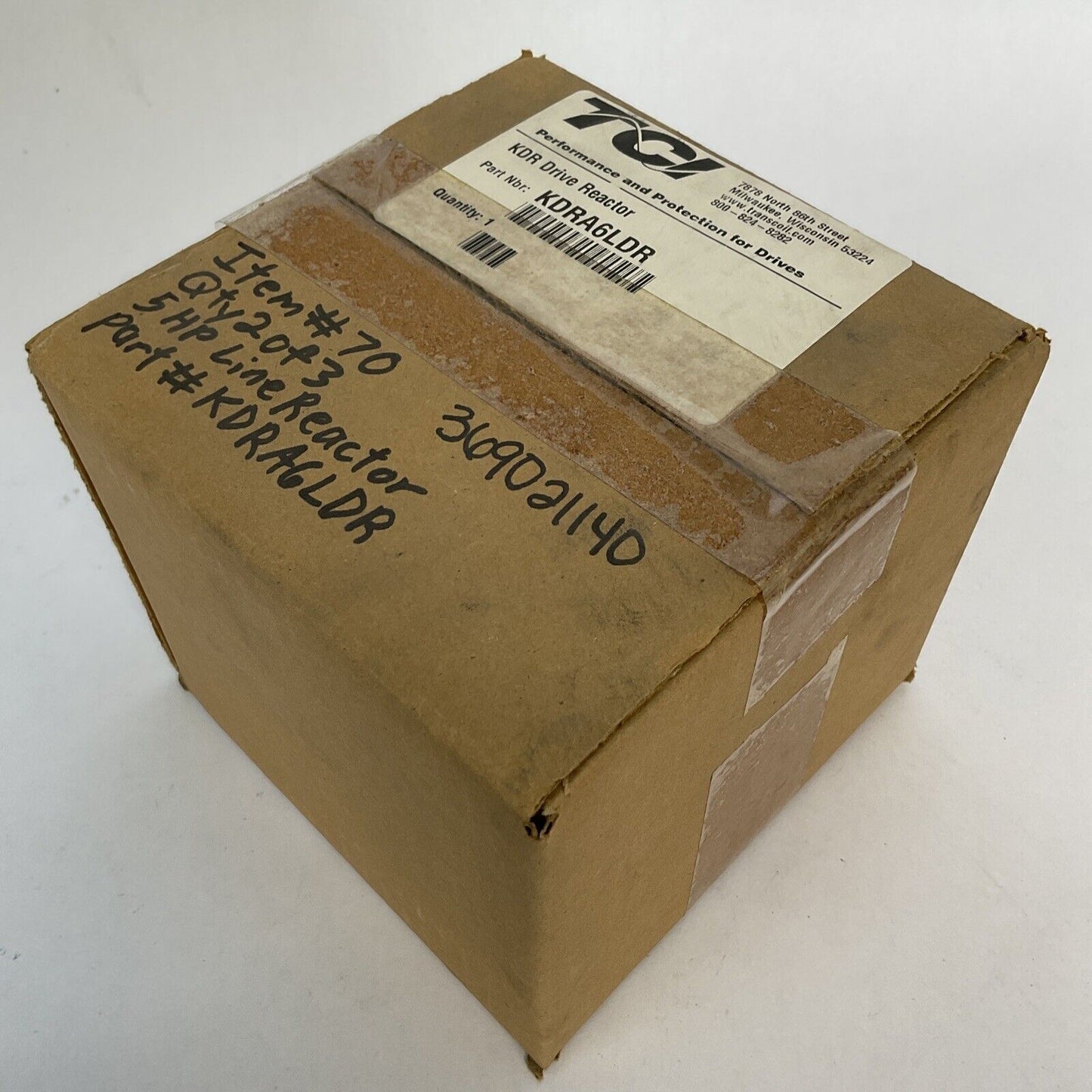 TCI KDRA6LDR KDR DRIVE REACTOR