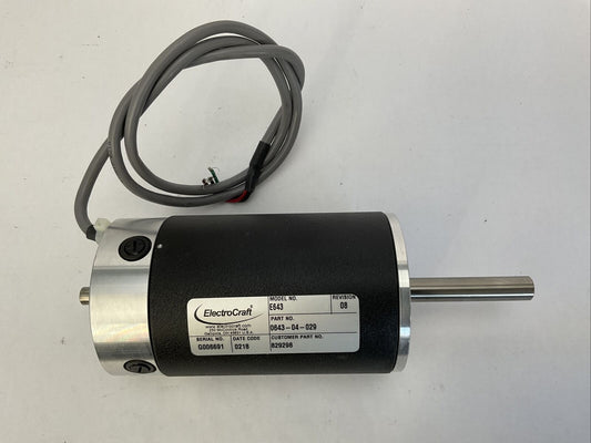 ELECTROCRAFT E643 DC SERVO MOTOR REVISION 08