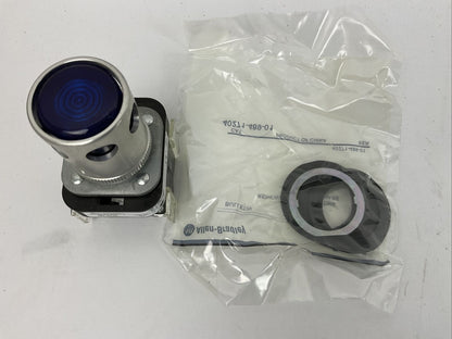 ALLEN BRADLEY 800T-QA24BD1 SER T  24V BLUE LENS ILLUMINATED TYPE 4,13