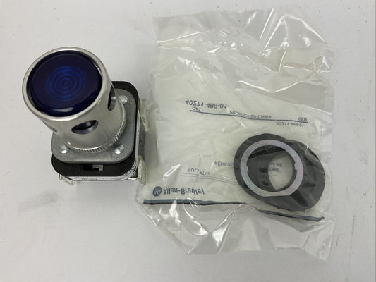 ALLEN BRADLEY 800T-QA24BD1 SER T  24V BLUE LENS ILLUMINATED TYPE 4,13