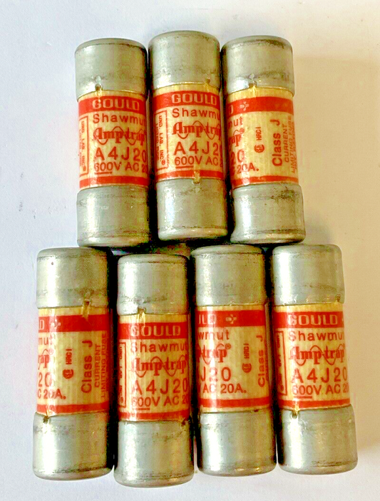 GOULD A4J20 FUSE 600VAC 20A ***LOTOF7***