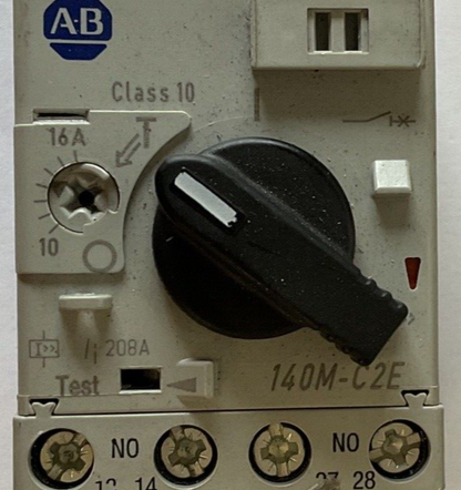 ALLEN BRADLEY 140M-C2E-C16 STARTER SER.C 10-16A W/140M-C-AFAR10A10 SER.A