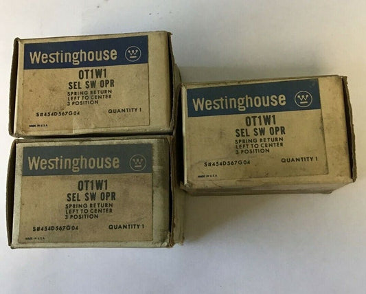 WESTINGHOUSE OT1W1 SELECTOR SWITCH OPERATOR ****LOTOF3****