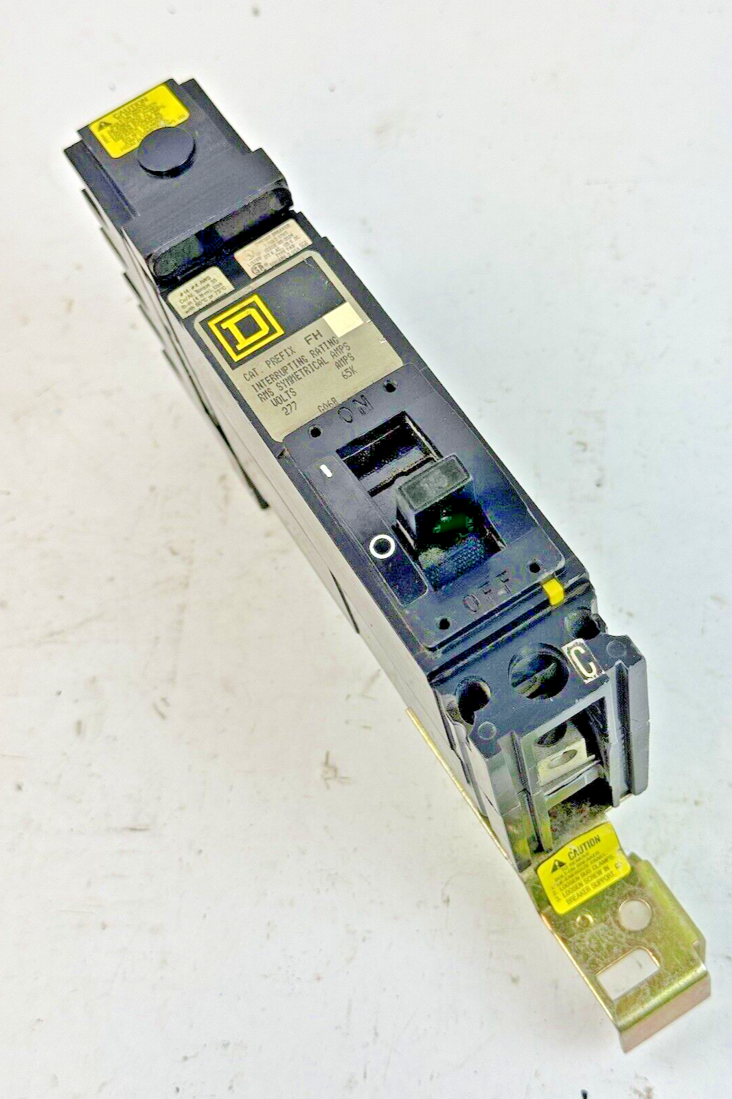 SQUARE D - FHB16015C - I-LINE MOLDED CASE CIRCUIT BREAKER - 1 POLE/ 15 A/ 277VAC