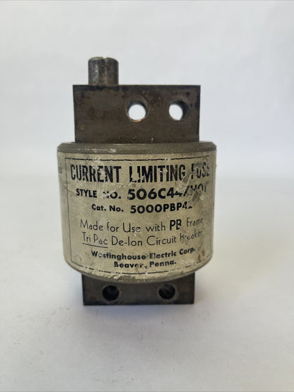 WESTINGHOUSE 5000PBP42 CURRENT LIMITING FUSE 506C447H01