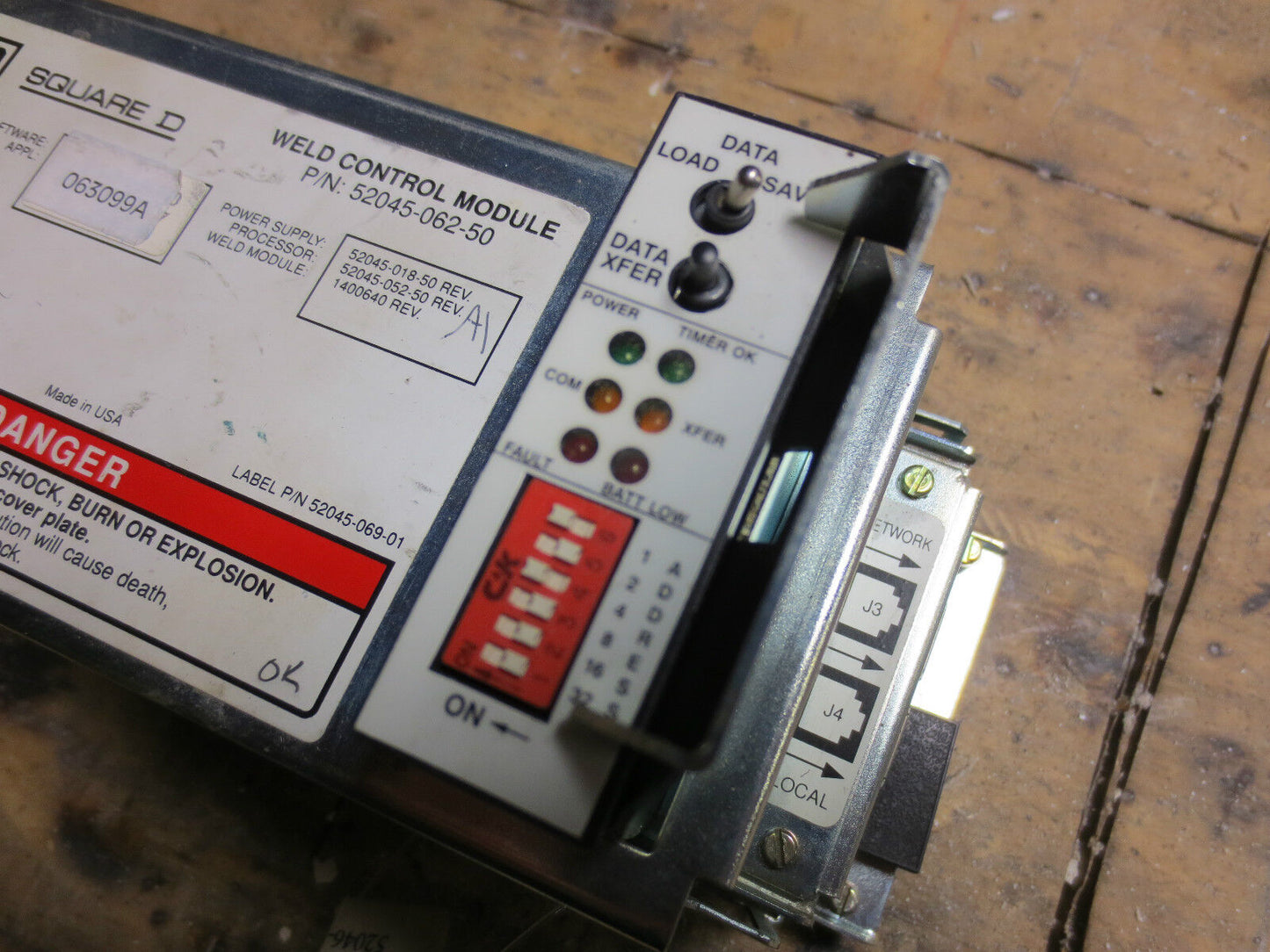 SQUARE D 52045-062-50 WELD CONTROL MODULE