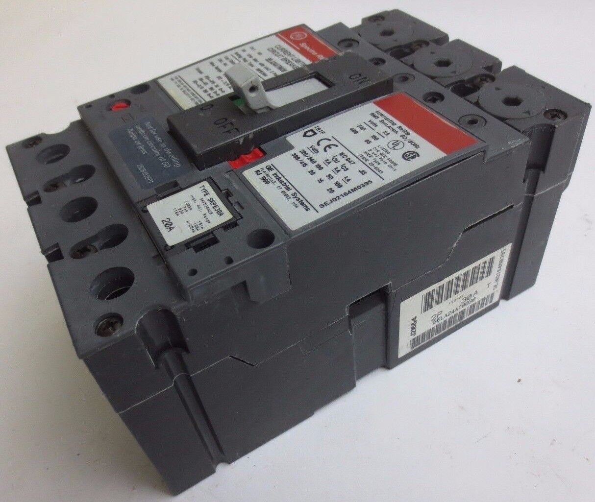 GE SPECTRA RMS SERIES SELA24AT0030 - CIRCUIT BREAKER - 600V - 30A  - 2P