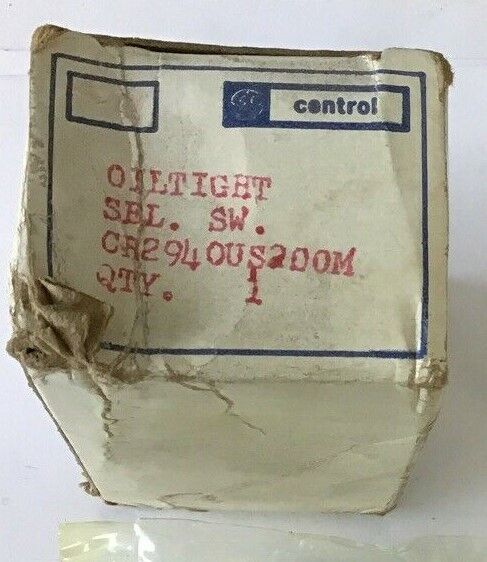 GENERAL ELECTRIC CR2940US200M SELECTOR SWITCH