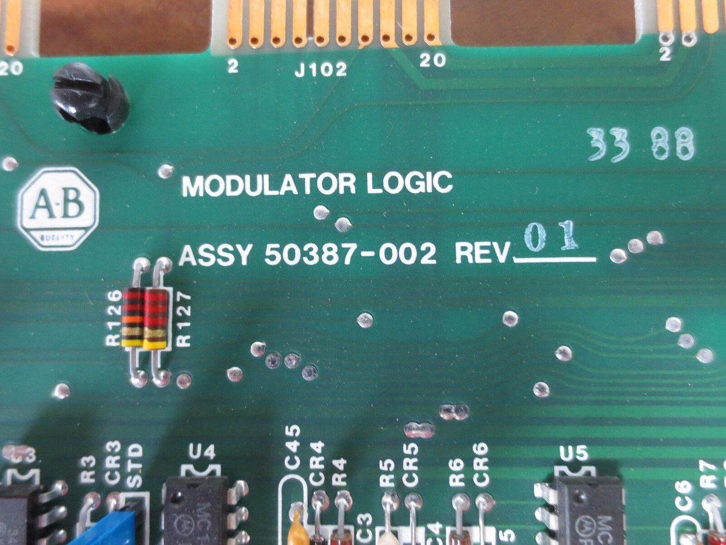 ALLEN-BRADLEY 50387-002 Rev. 01 MODULATOR LOGIC BOARD