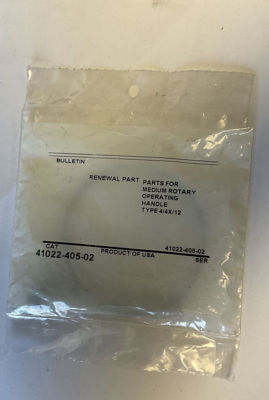 ALLEN BRADLEY 41022-405-02 RENEWAL PART MED. ROTARY OPER. HANDLE 4/4X/12