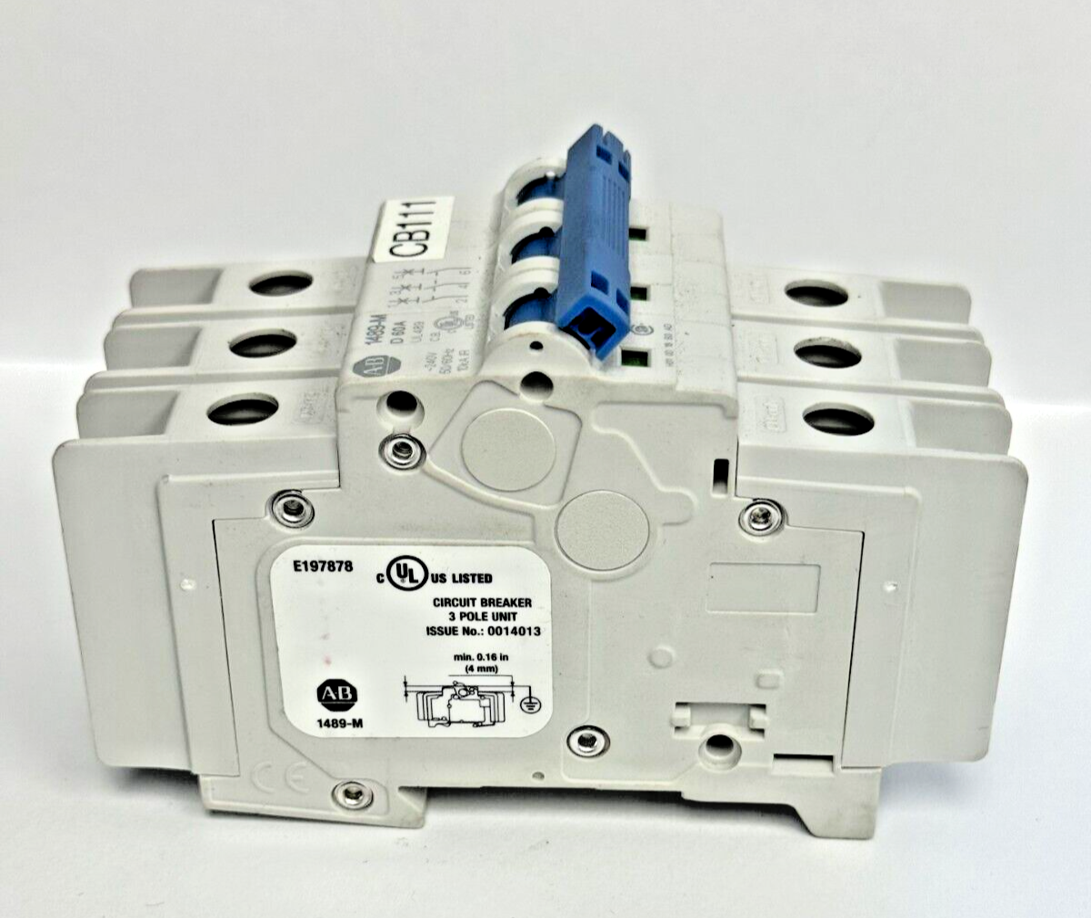 ALLEN-BRADLEY - 1489-M3D600 SER. D - CIRCUIT BREAKER - 3 P, 60 A, 240 V