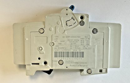 ALLEN BRADLEY 1489-M1D150 CIRCUIT BREAKER SER.D 10KA 277V 50/60HZ ***LOTOF2***
