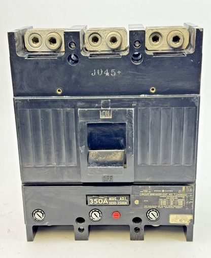 GE - TJJ436350 - CIRCUIT BREAKER W/ 350 A TRIP - 3 POLE/ 600 VAC/ 350 A