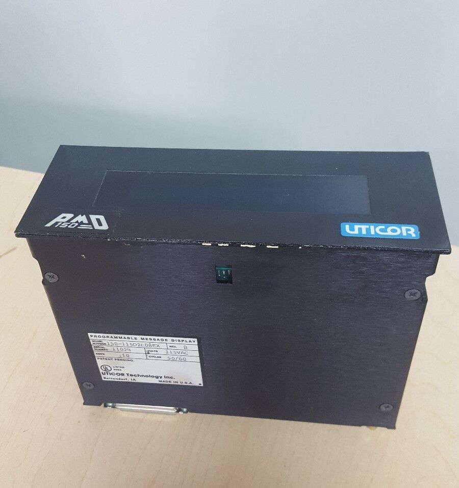 Uticor Technology 150-115D2L08EX Message Display