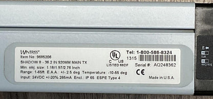 WINTRISS SHADOW 8 9685206 LIGHT CURTAIN TRANSMITTER 24VDC