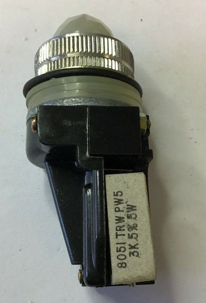 GENERAL ELECTRIC CR104C222 OILTIGHT INDICATOR LIGHT WHITE 115V AC/DC
