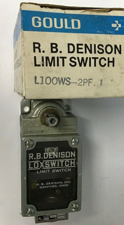 GOULD L100WS2PF R.B. DENISON LIMIT SWITCH CONTACT 1