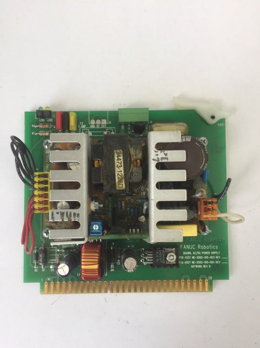 FANUC ROBOTICS BOARD AC/DC POWER SUPPLY PCB ASSY NE-2002-105-003 NE-2002-105-004