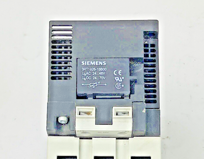 SIEMENS - 3RT1045-1BB44-3MA0 - CONTACTOR & 3RH1921-1HA22-3AA1 & 3RT1926-1BB00