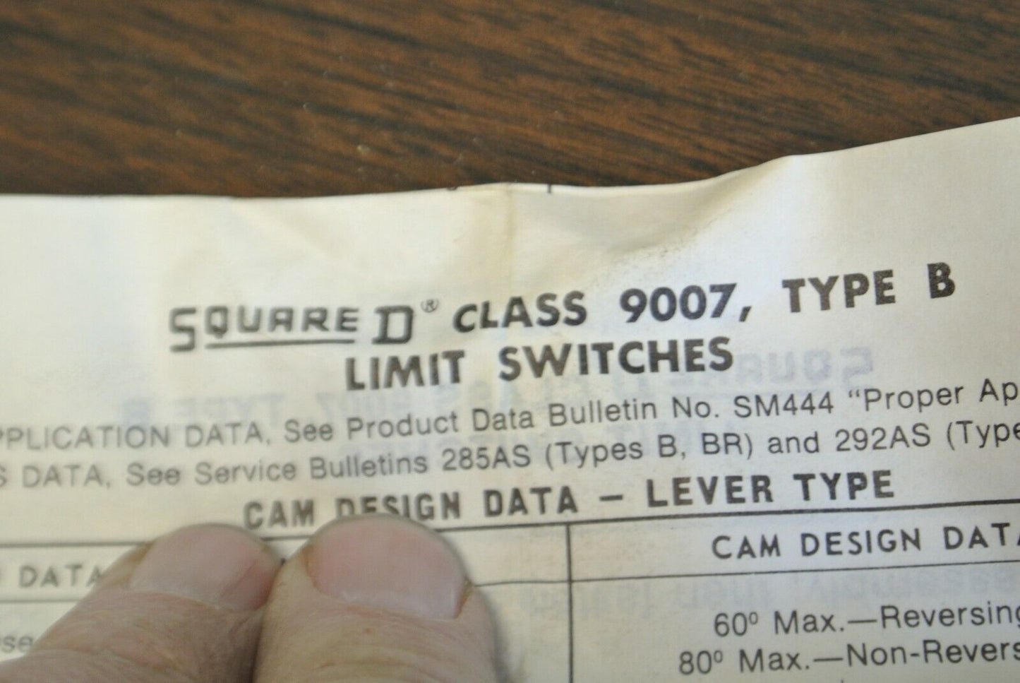 SQUARE D 9007 BO52A Ser. A / HEAVY DUTY LIMIT SWITCH / NEW SURPLUS in BOX