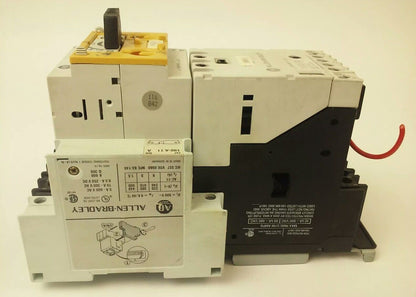 ALLEN-BRADLEY STARTER 190-MN, 190-P160, 190-A40, 190-A11, 199-FSMA1, 120V COIL