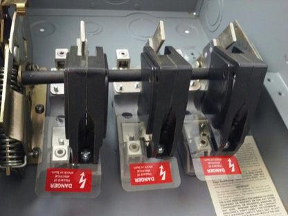 CHALLENGER H5136 SAFETY SWITCH, TYPE 1 INDOOR, 100A, 600V, NON FUSIBLE, NEW