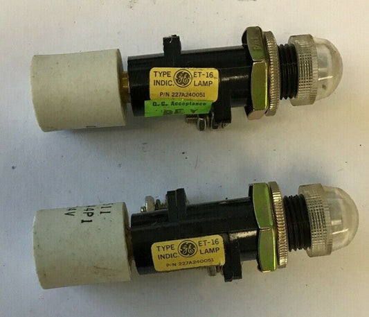 GENERAL ELECTRIC 227A240051 CLEAR INDICATOR LIGHT***LOTOF2***