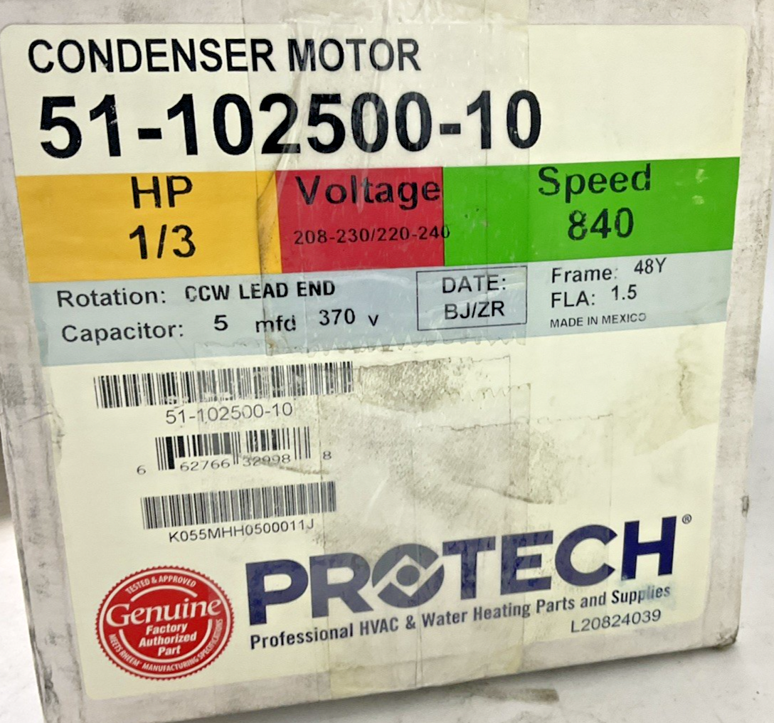 PROTECH K55HXMHH-0500 BLOWER DIRECT DRIVE 1/3HP 240V 840RPM