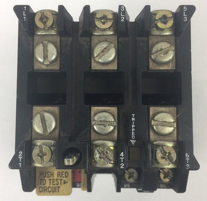 ALLEN BRADELY 592-JOV16 OVERLOAD RELAY SER A 120-600VAC NEMA A600